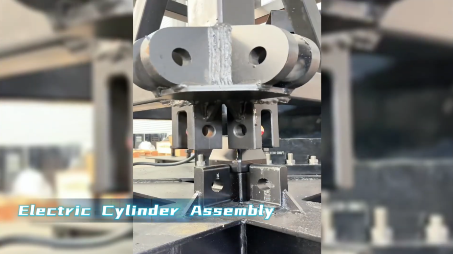 Large-scale electric cylinder structure (30m × 22m, 88-ton load-bearing), TUV certified, manufactured by Guangdong Pinyuan Performance Equipment