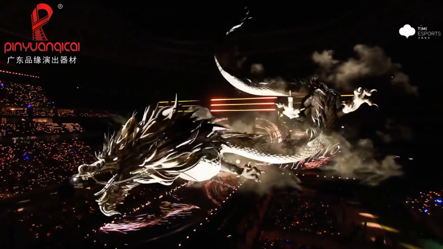 The construction of multi-layer trusses and heavy-duty truss stages has been perfectly completed. The visual effect is stunning.