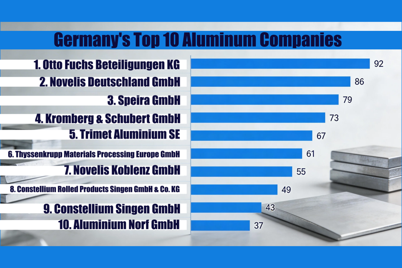 Top 10 Aluminum Companies in Germany