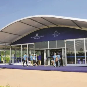 Luxury Arc Roof Wedding Tent for High-Class Events, Corporate Exhibitions & Sports