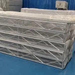 packaged 200x200mm lightweight bolt truss ready for shipment