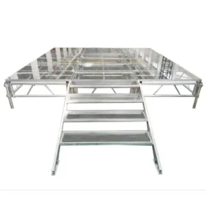 1.22x1.22m Acrylic Stage with Aluminum Frame & Access Stairs
