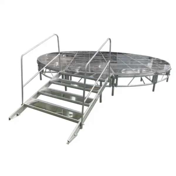 Aluminum frame acrylic stage platform for outdoor events