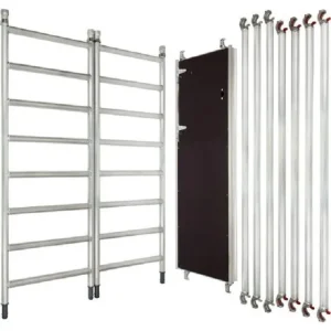 unassembled aluminium mobile scaffold tower component kit