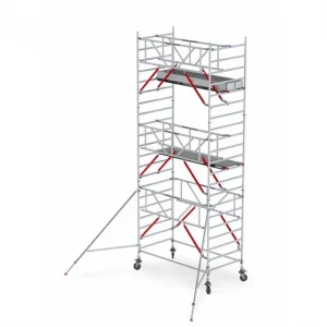 6082-T6 Aluminum Rolling Scaffold with 900KG Load Capacity