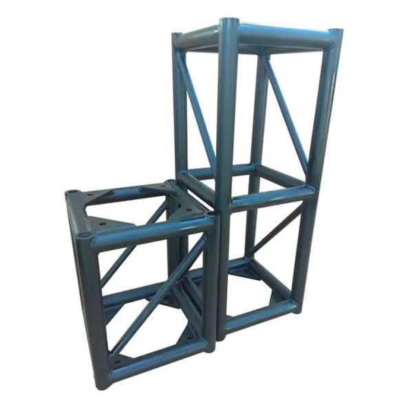 black stage lighting truss for exhibition display and showroom structures