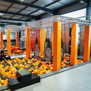 Indoor Ninja Warrior Obstacle Course with Aluminum Truss