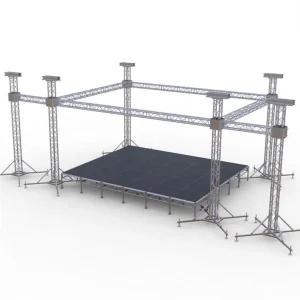 Prefabricated Roof Truss for Event Stage Scaffolding Integration
