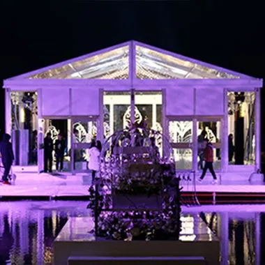 Luxury wedding canopy tent with frame and outdoor event cover
