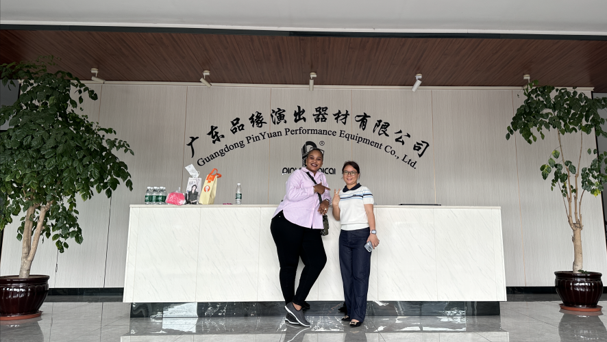 Oversea customer visiting factory reception & product workshop tour
