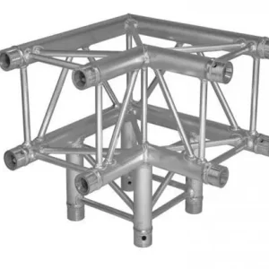 Vertical Down 3 Way Square Truss Corner