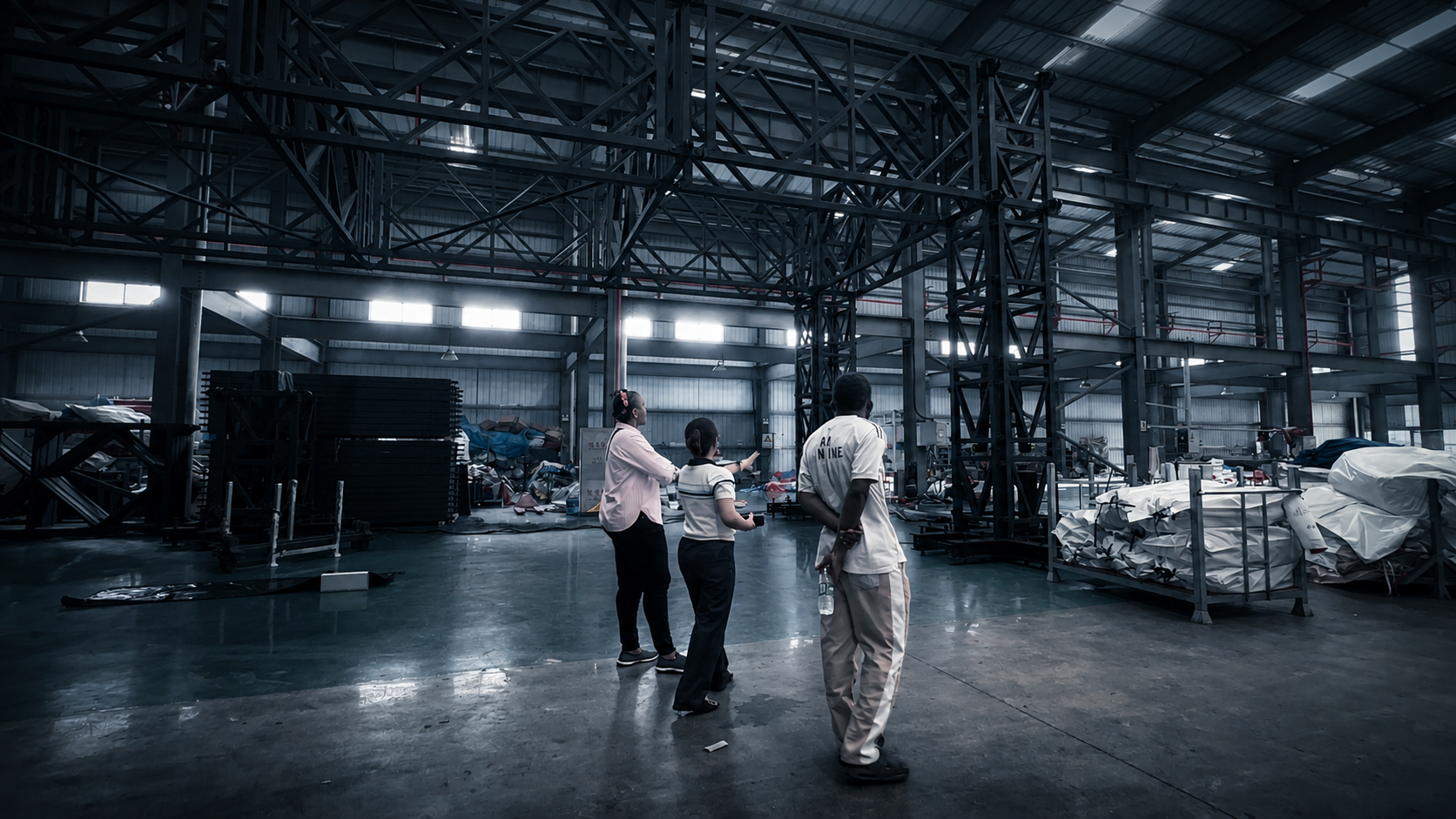 Client welcome and factory visit at ENO Stage