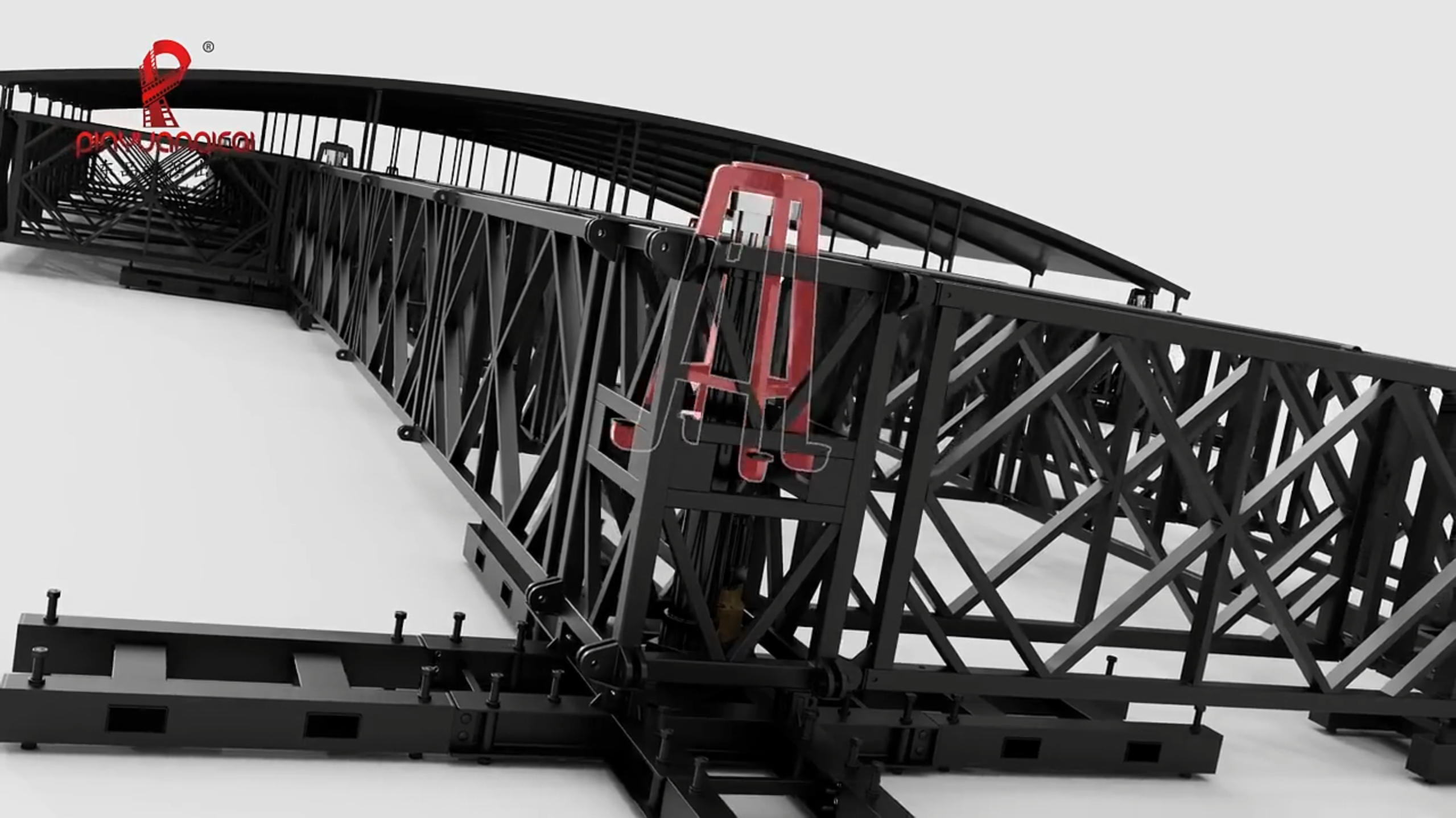Electric Cylinder Lifting Truss System for large concert stage roofs