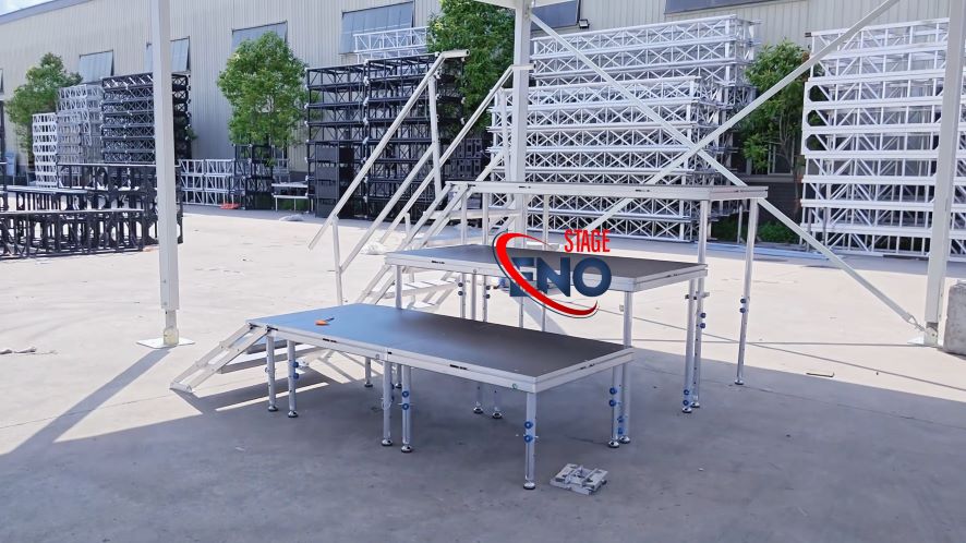 Aluminum Stage Installation and Test Assembly Before Shipment